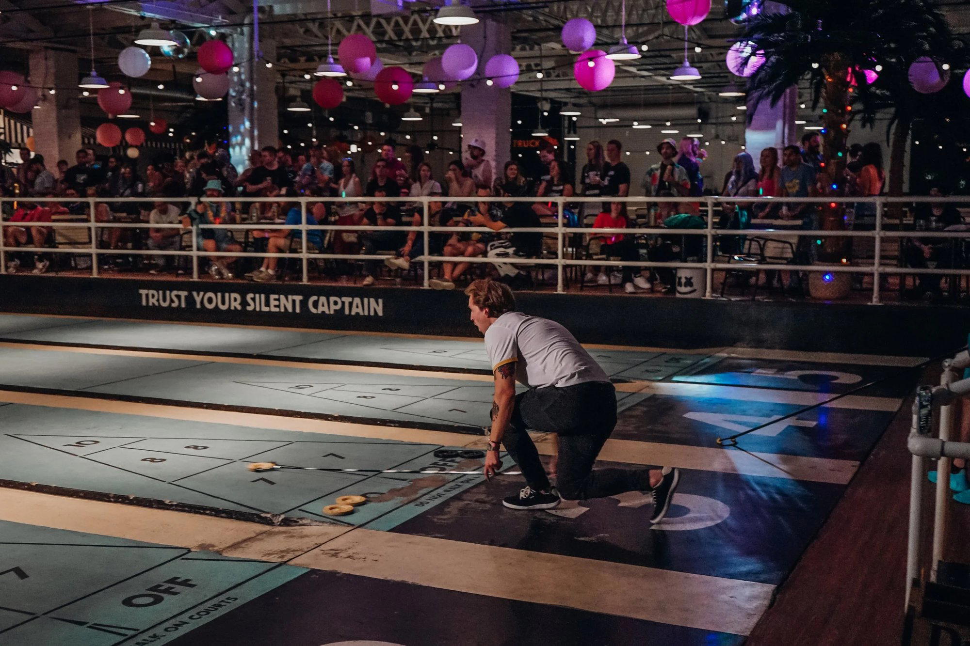 Royal Palms Shuffleboard Club bar in Chicago, United States