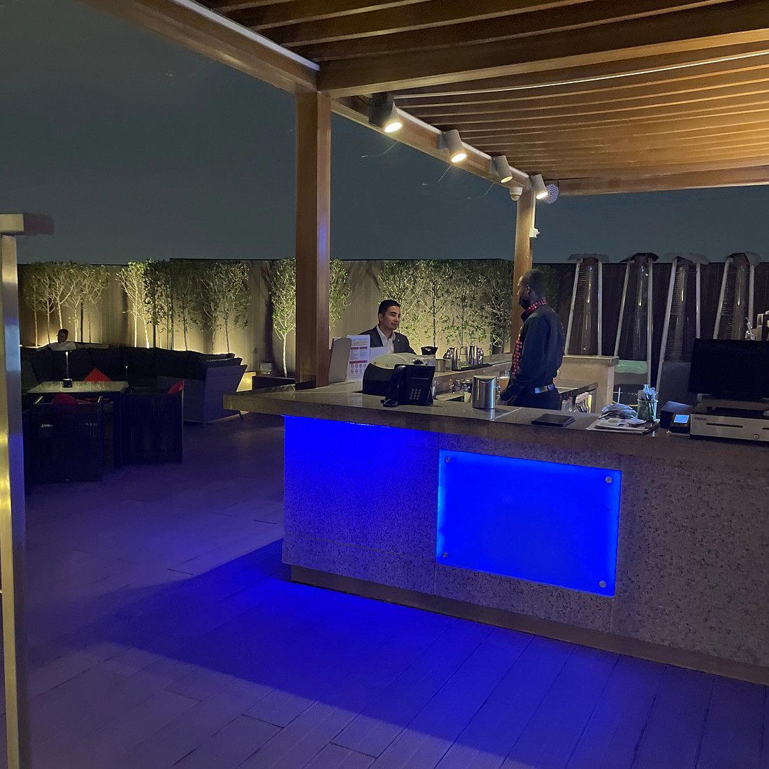 Sama Lounge Terrace bar in Riyadh