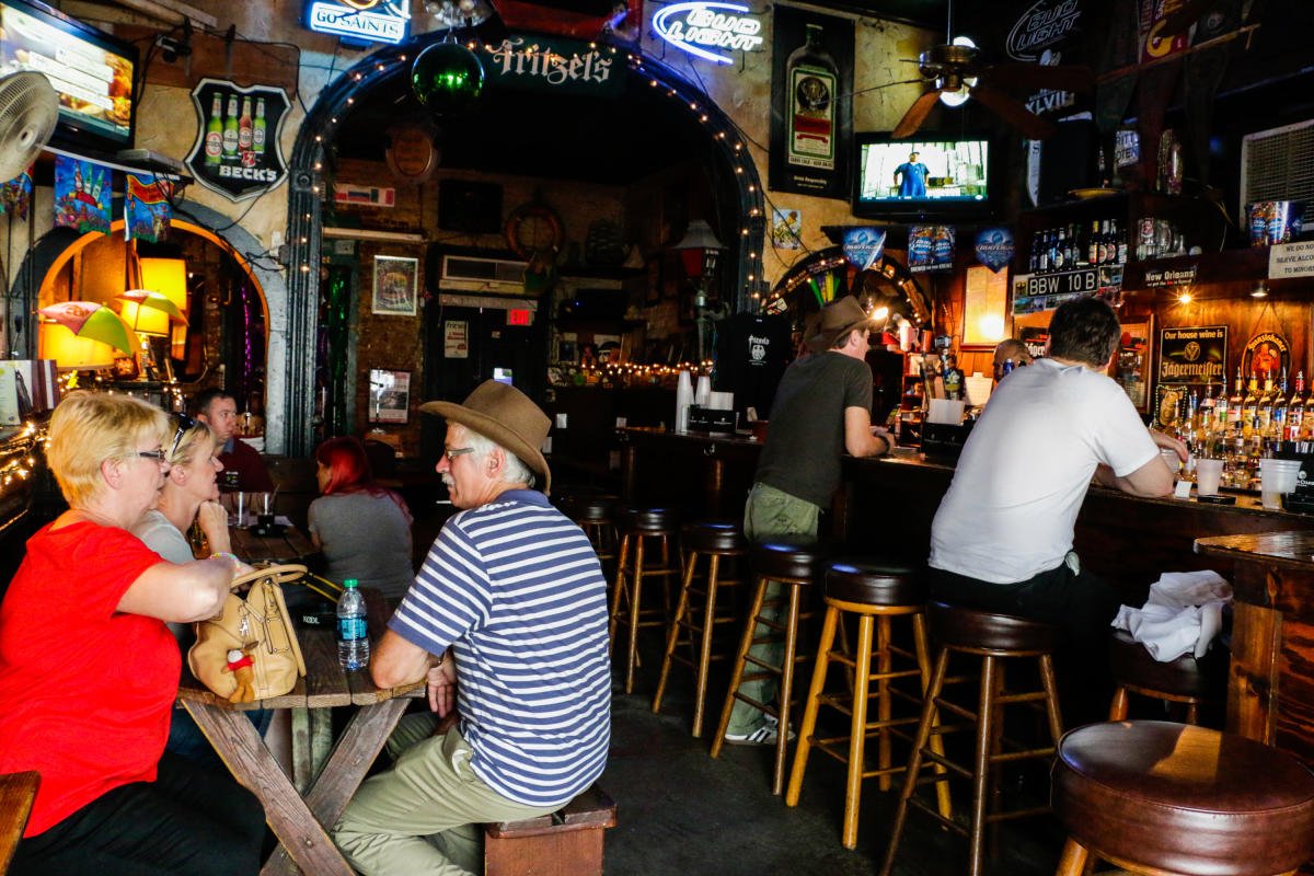 Fritzel's European Jazz Pub bar in New Orleans, United States