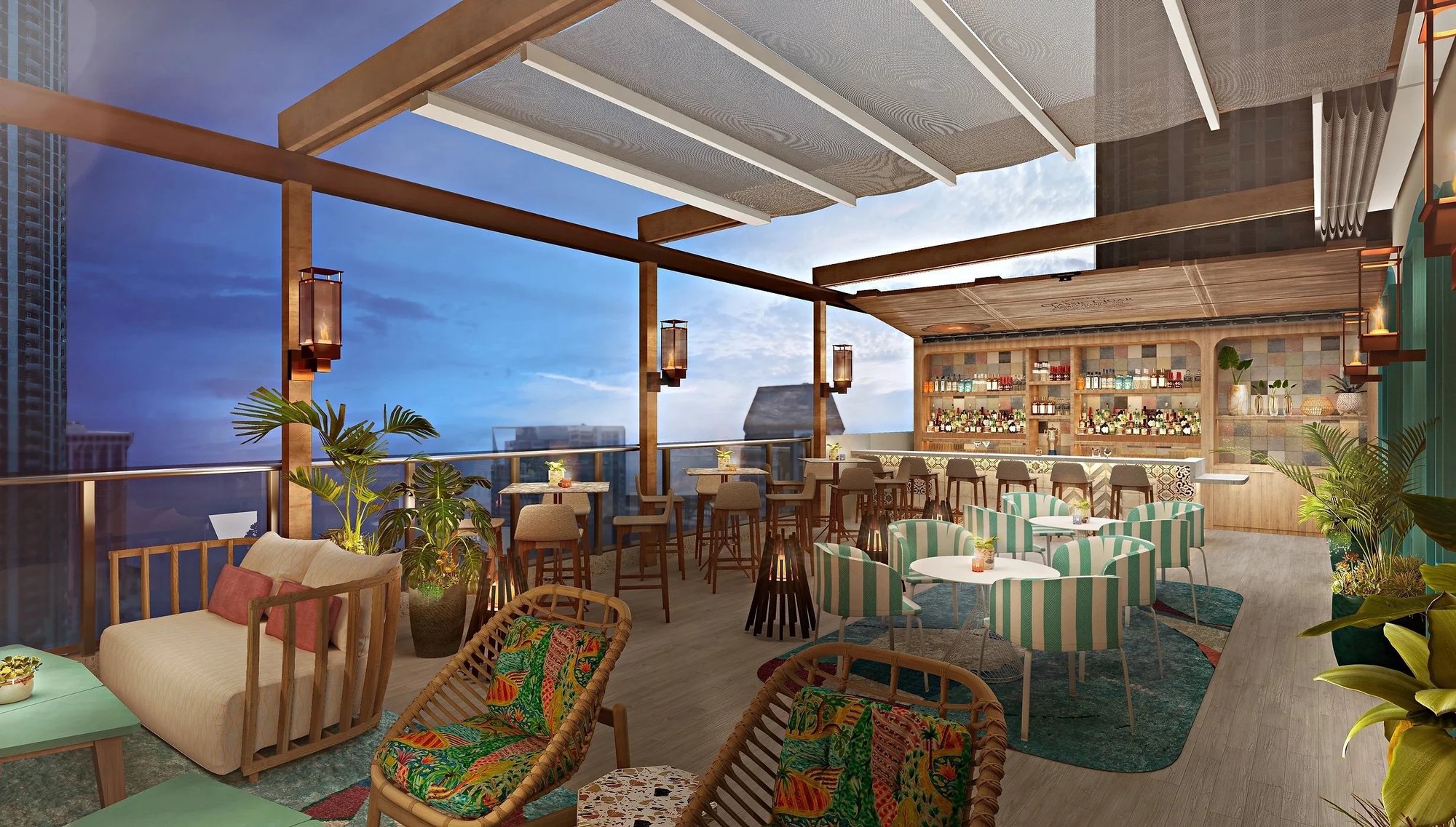 Cane & Barrel Rooftop Bar bar in St Petersburg, United States