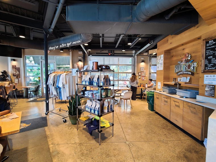 The Giddy Goat Coffee Roasters Plaza, Charlotte, United States