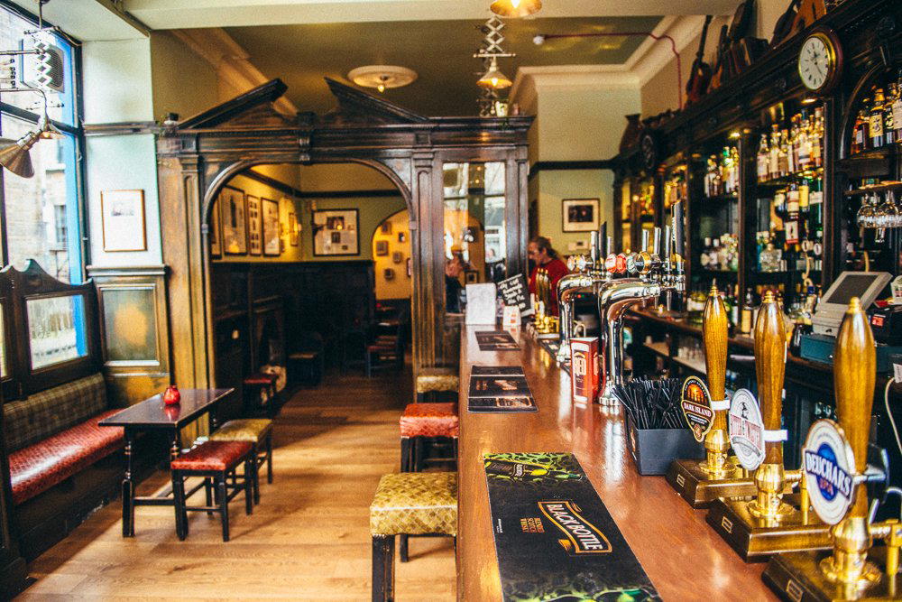 Sandy Bell's bar in Edinburgh, United Kingdom