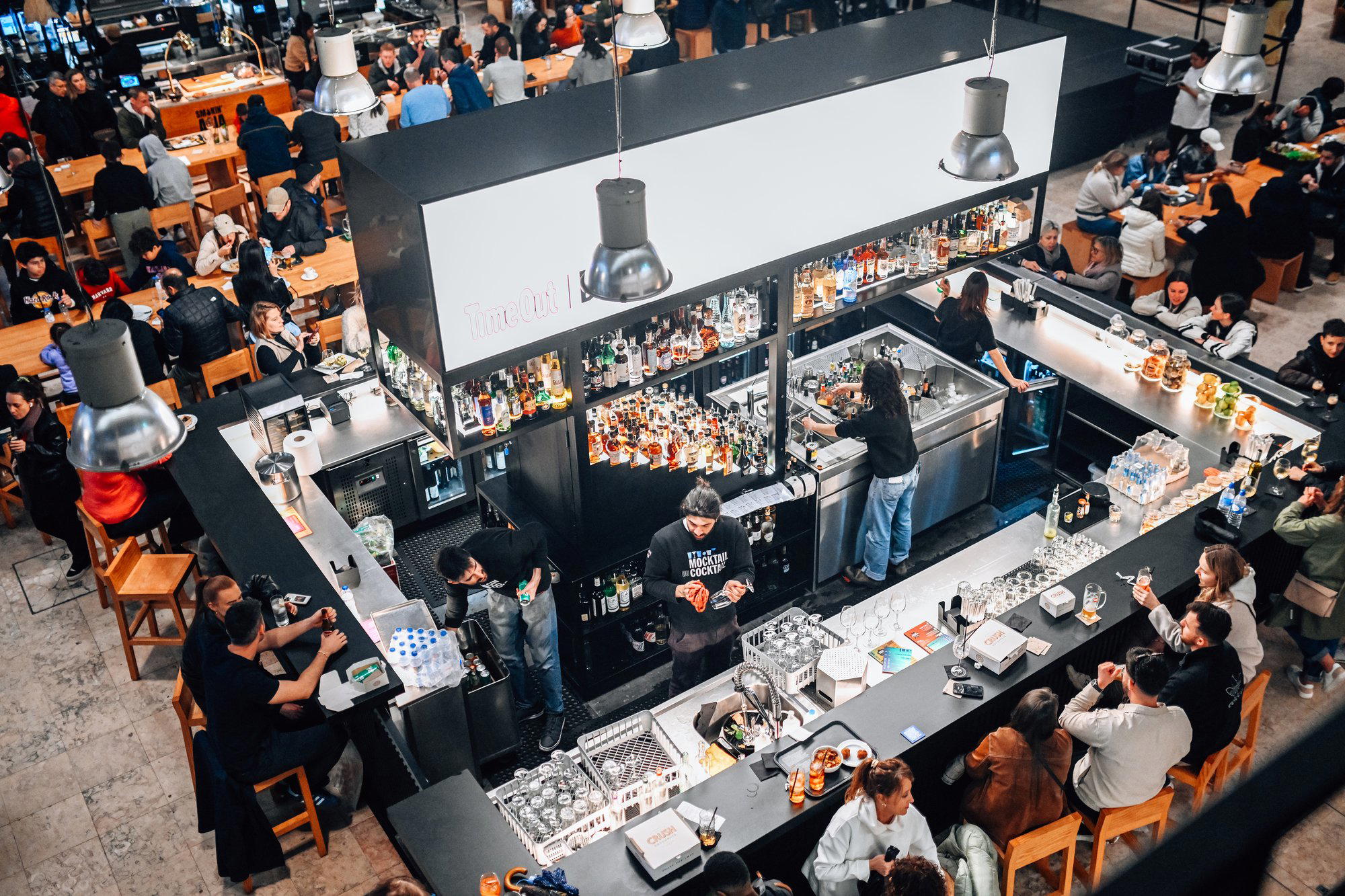 Time Out Market restaurant in Lisbon, Portugal