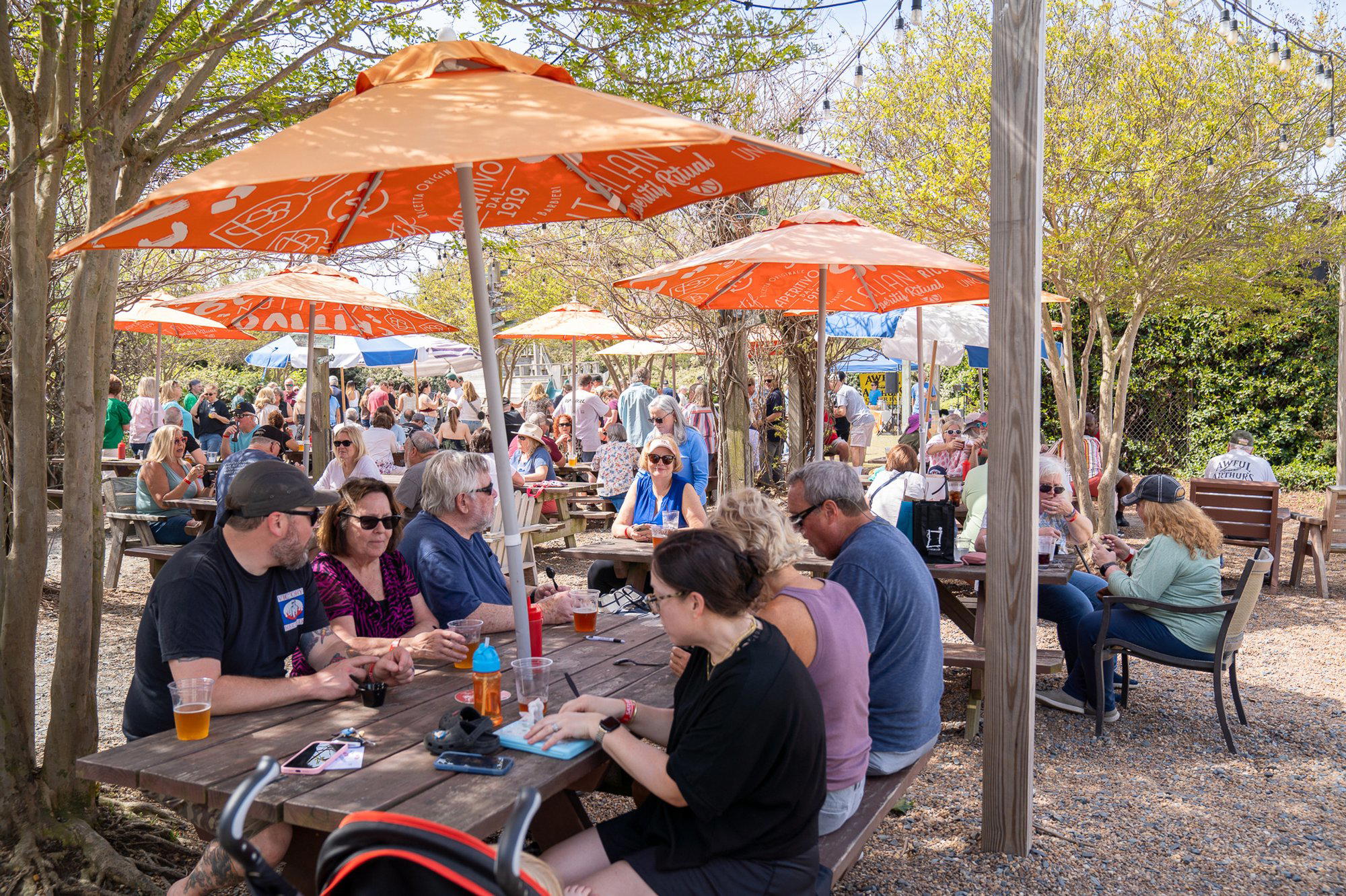 Outer Banks Brewing Station bar in Kill Devil Hills