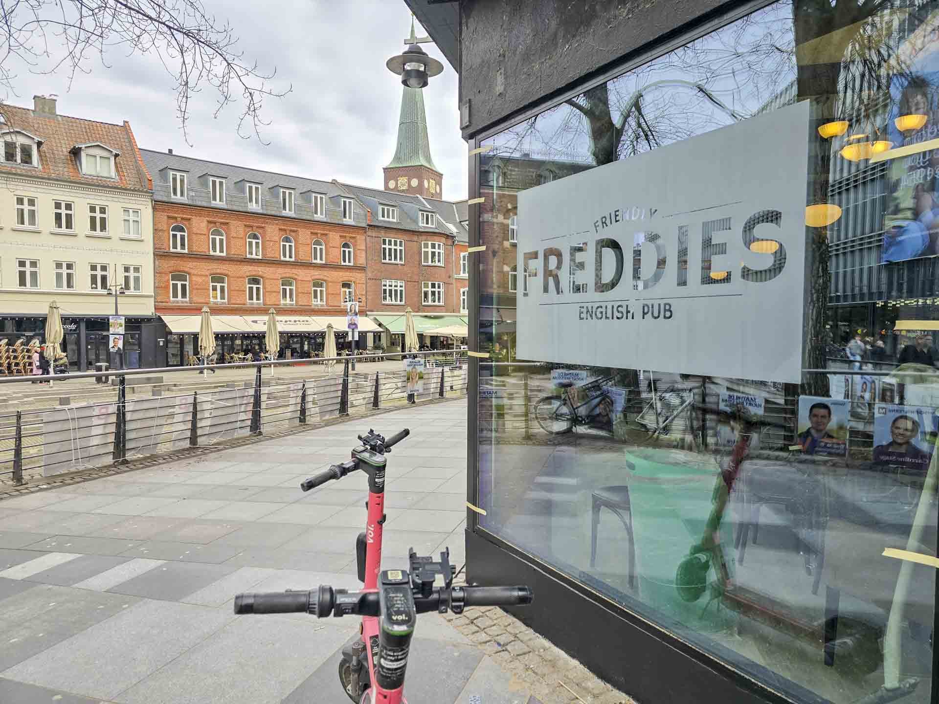 Freddie's English Pub bar in Aarhus