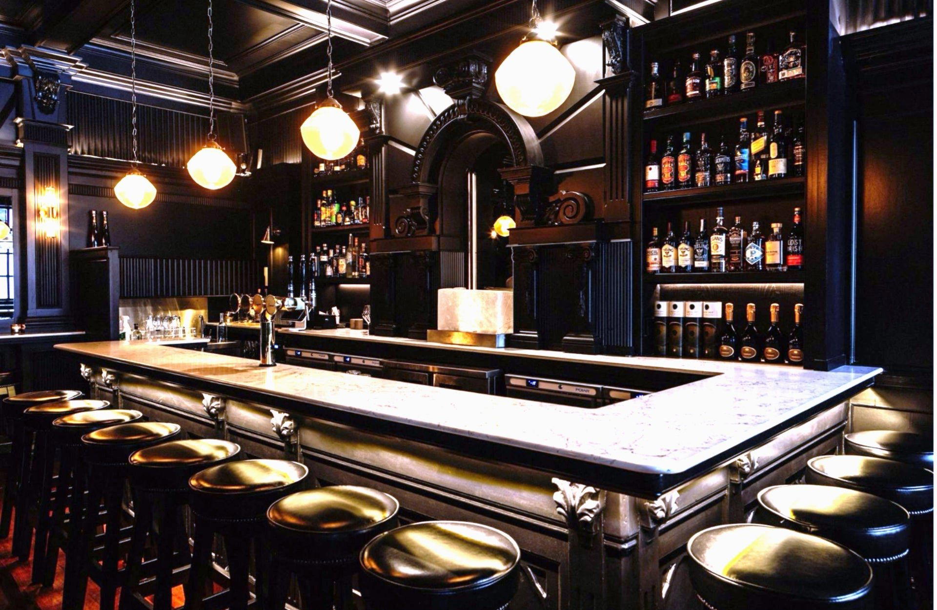 The Sackville Lounge bar in Dublin, Ireland