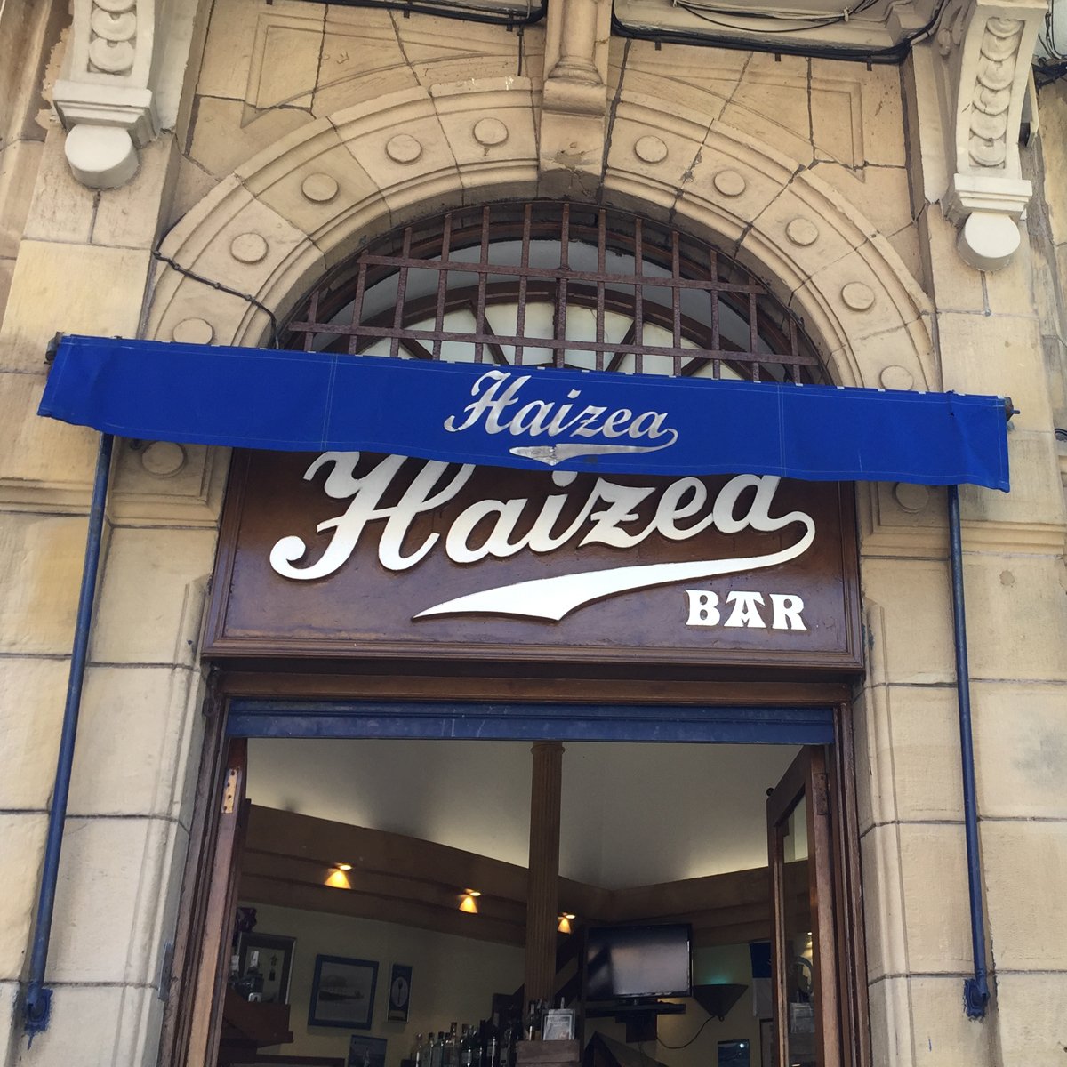 Haizea bar in San Sebastián