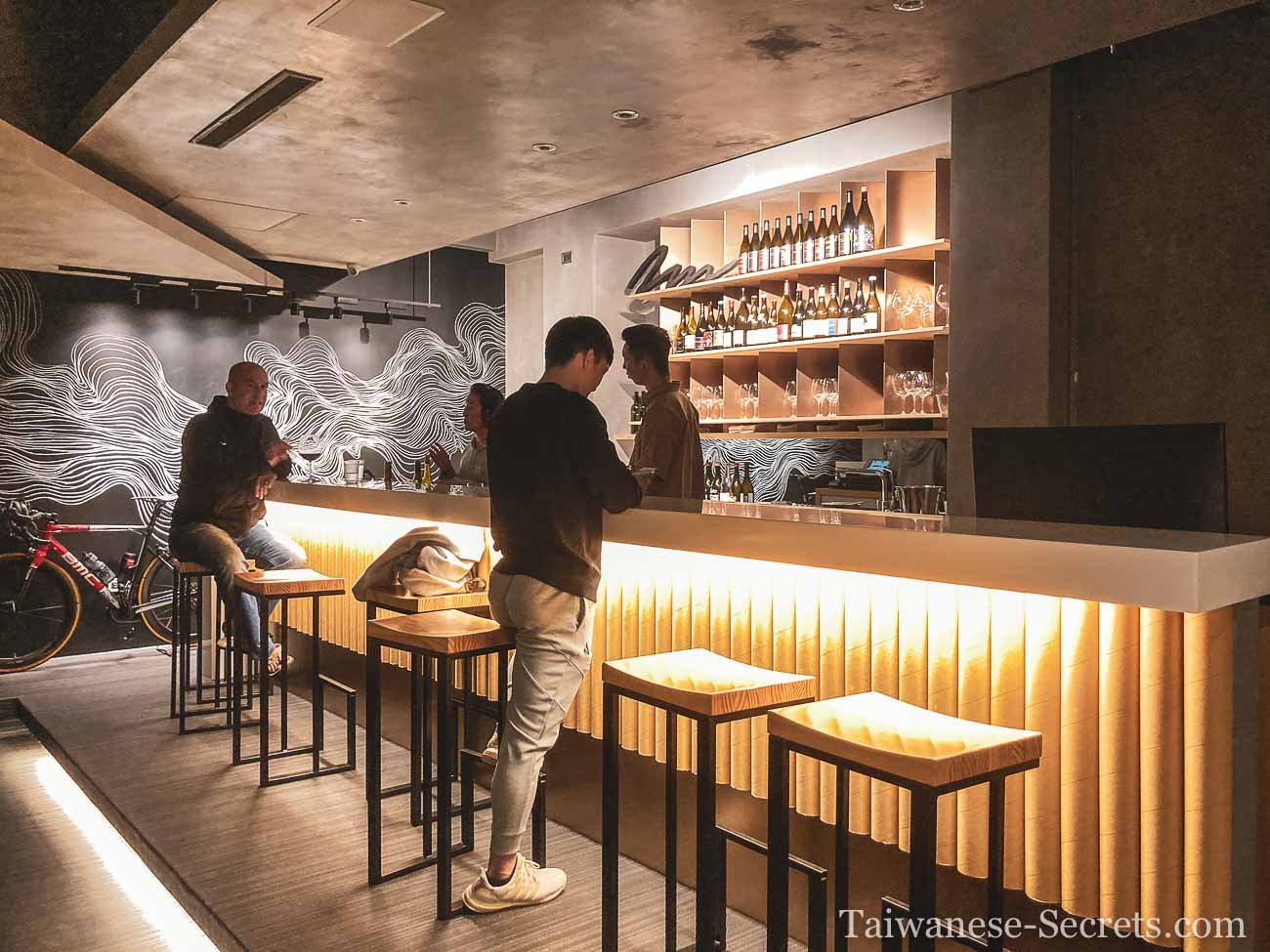 Wine Not bar in Taichung, Taiwan