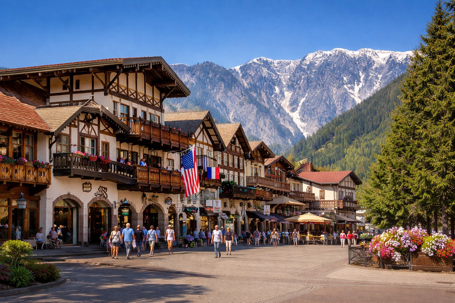 Visconti's Italian Restaurant bar in Leavenworth, United States
