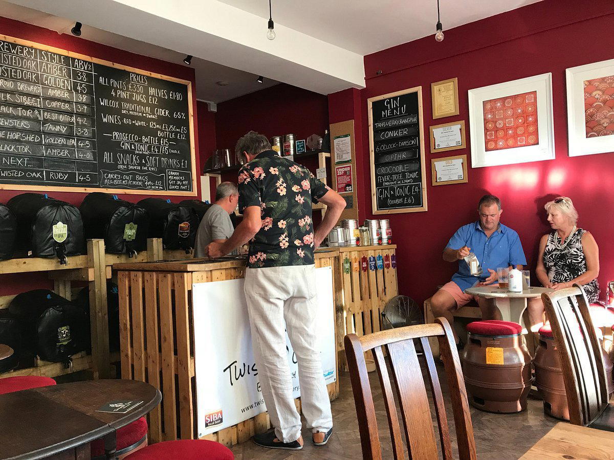 Fallen Tree bar in Clevedon