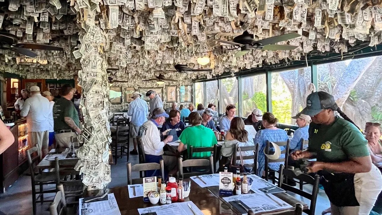 Cabbage Key Inn and Restaurant bar in Lee County, United States