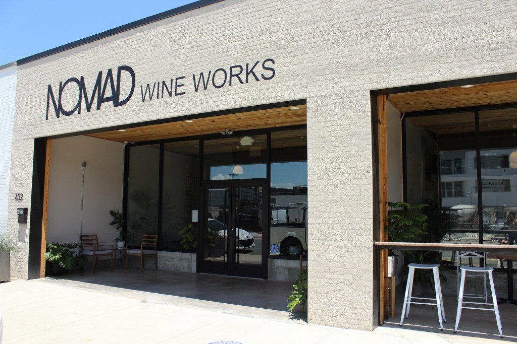 Nomad Wine Works bar in High Point