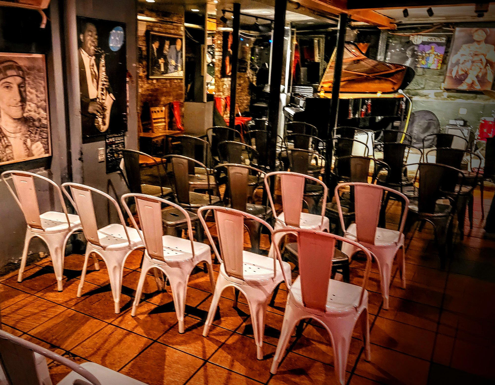 Smalls Jazz Club bar in New York City, United States
