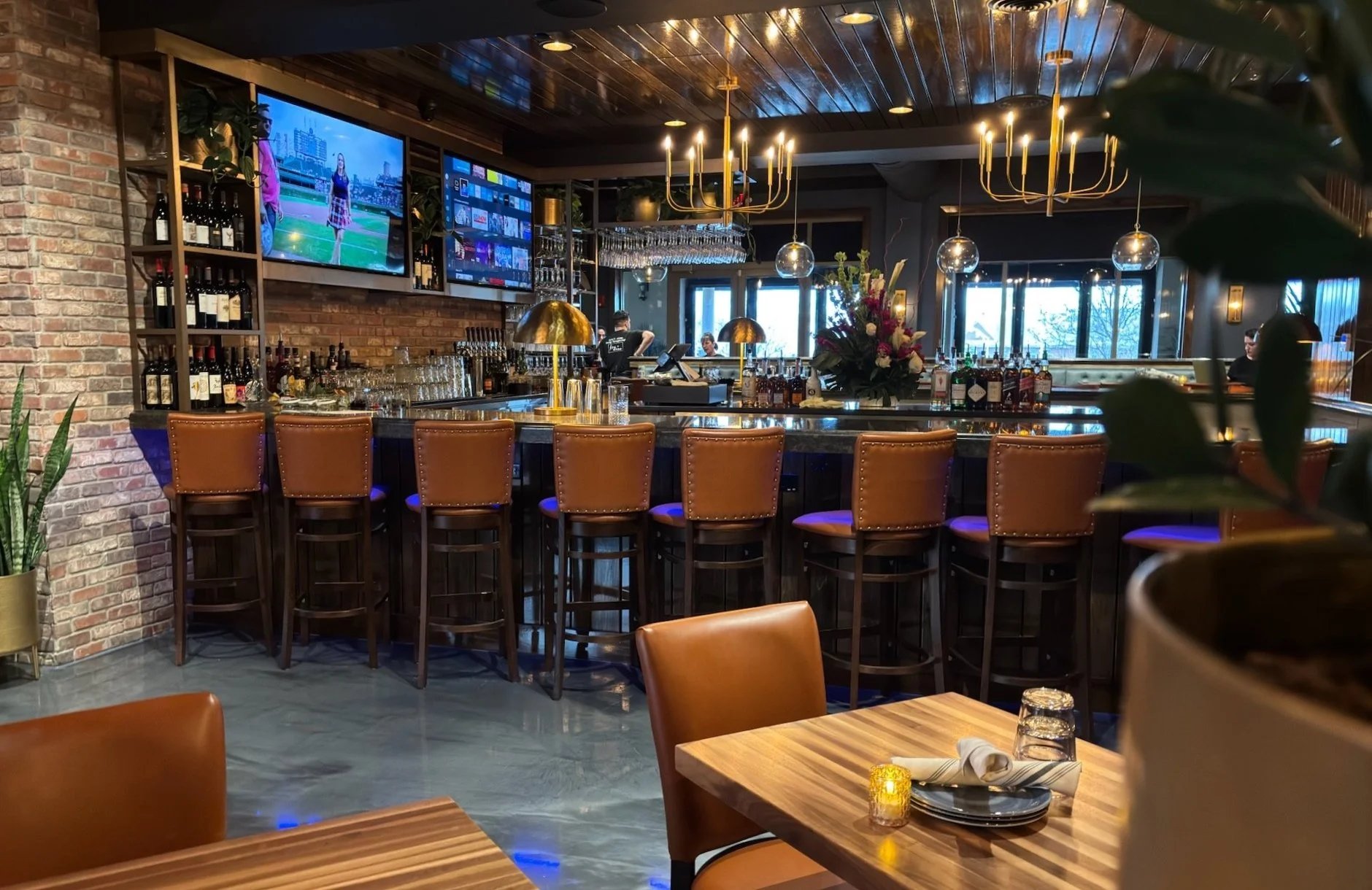 fire + wine bar in Glen Ellyn