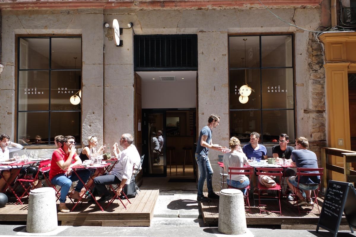 Café Arsène Garet-Opéra bar in Lyon, France