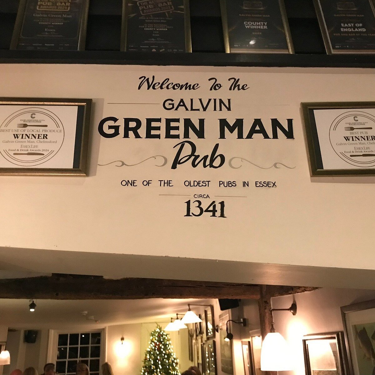 Galvin Green Man bar in Great Waltham