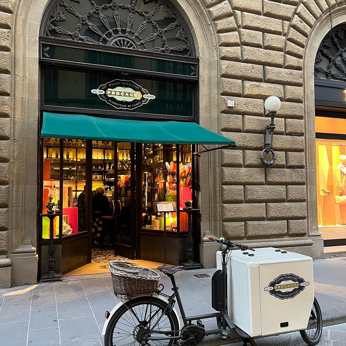 Procacci 1885 bar in Florence, Italy