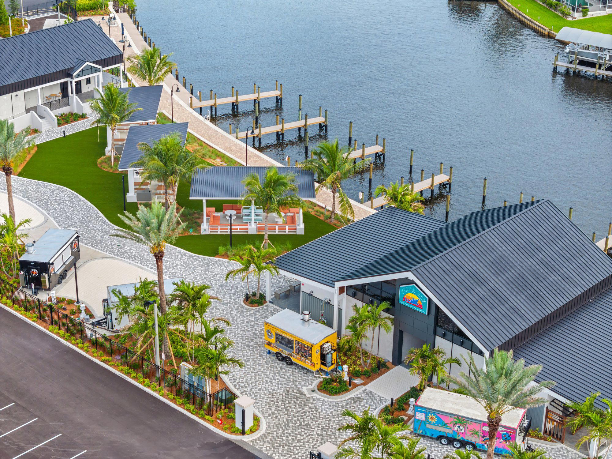 Slipaway Food Truck Park & Marina restaurant in Cape Coral, United States