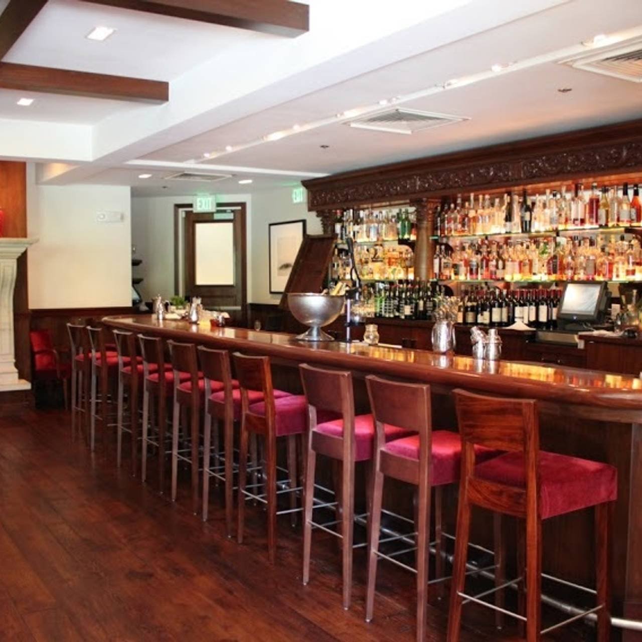 The Village Pub bar in Woodside, United States