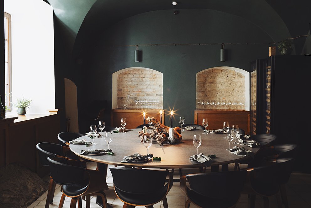 Oecumene bar in Vilnius, Lithuania