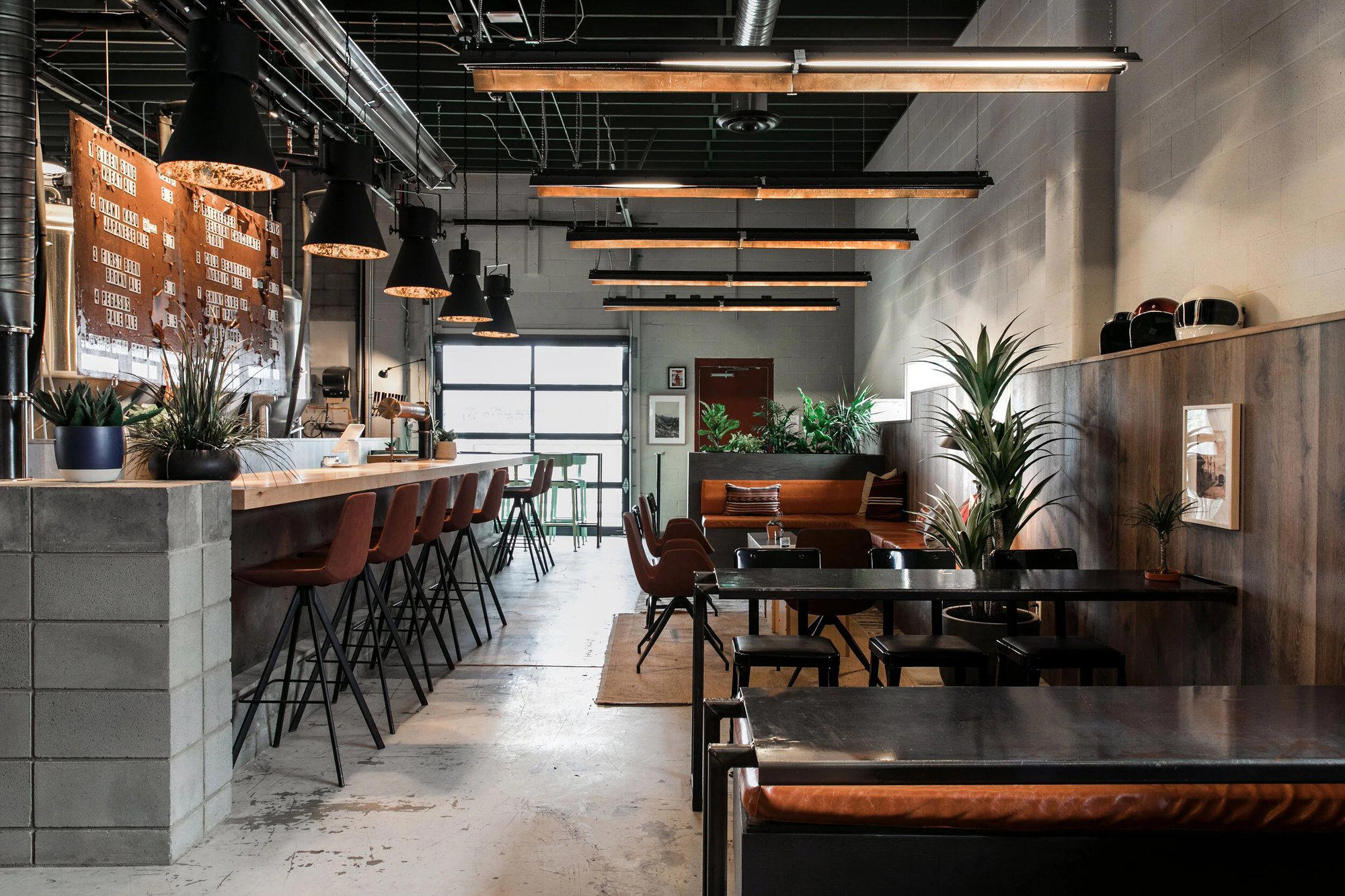 Ol' Beautiful Brewing Co. bar in Calgary