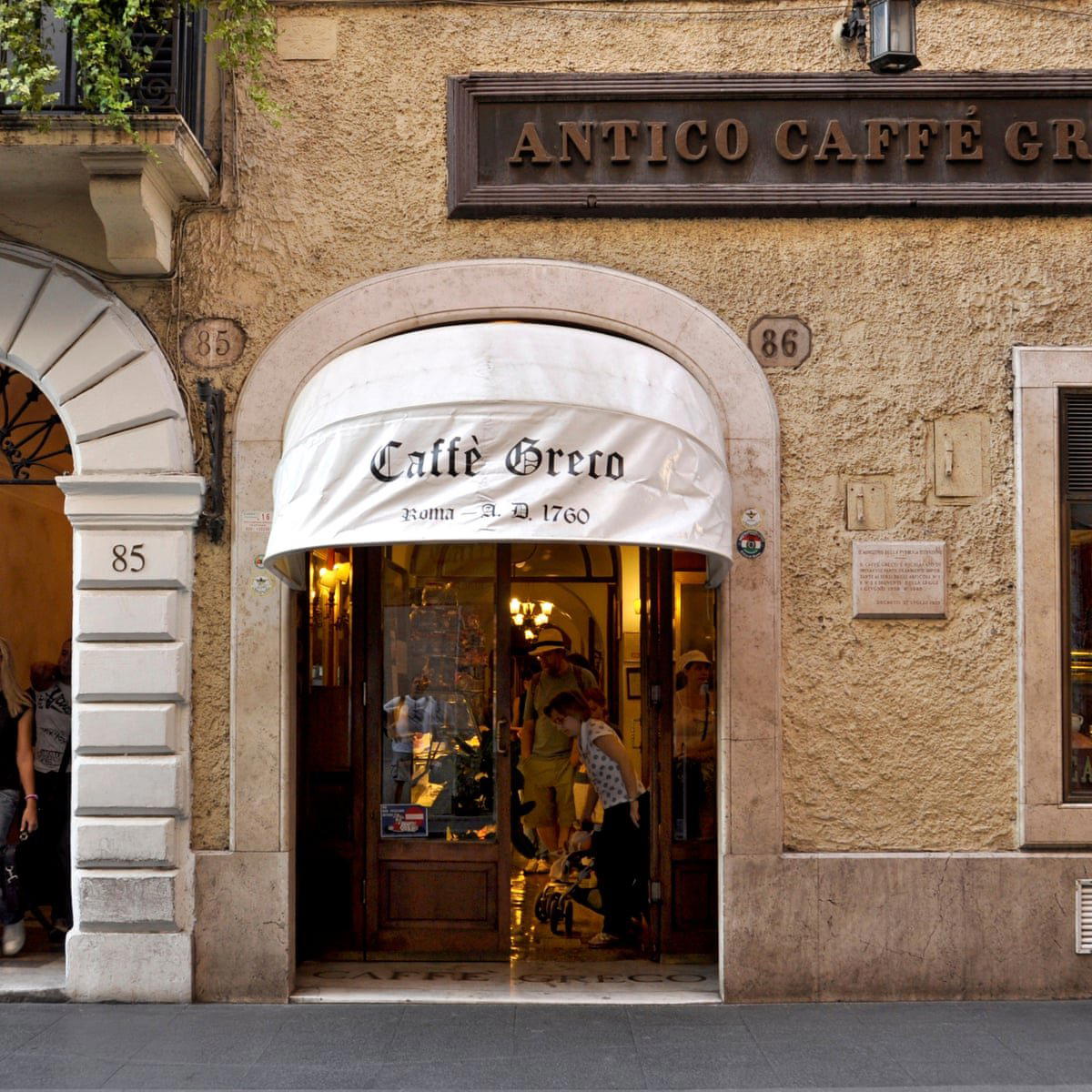 Antico Caffè Greco, Rome, Italy