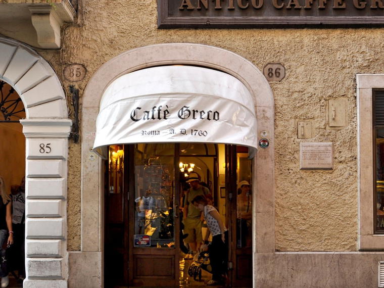Antico Caffè Greco, Rome, Italy