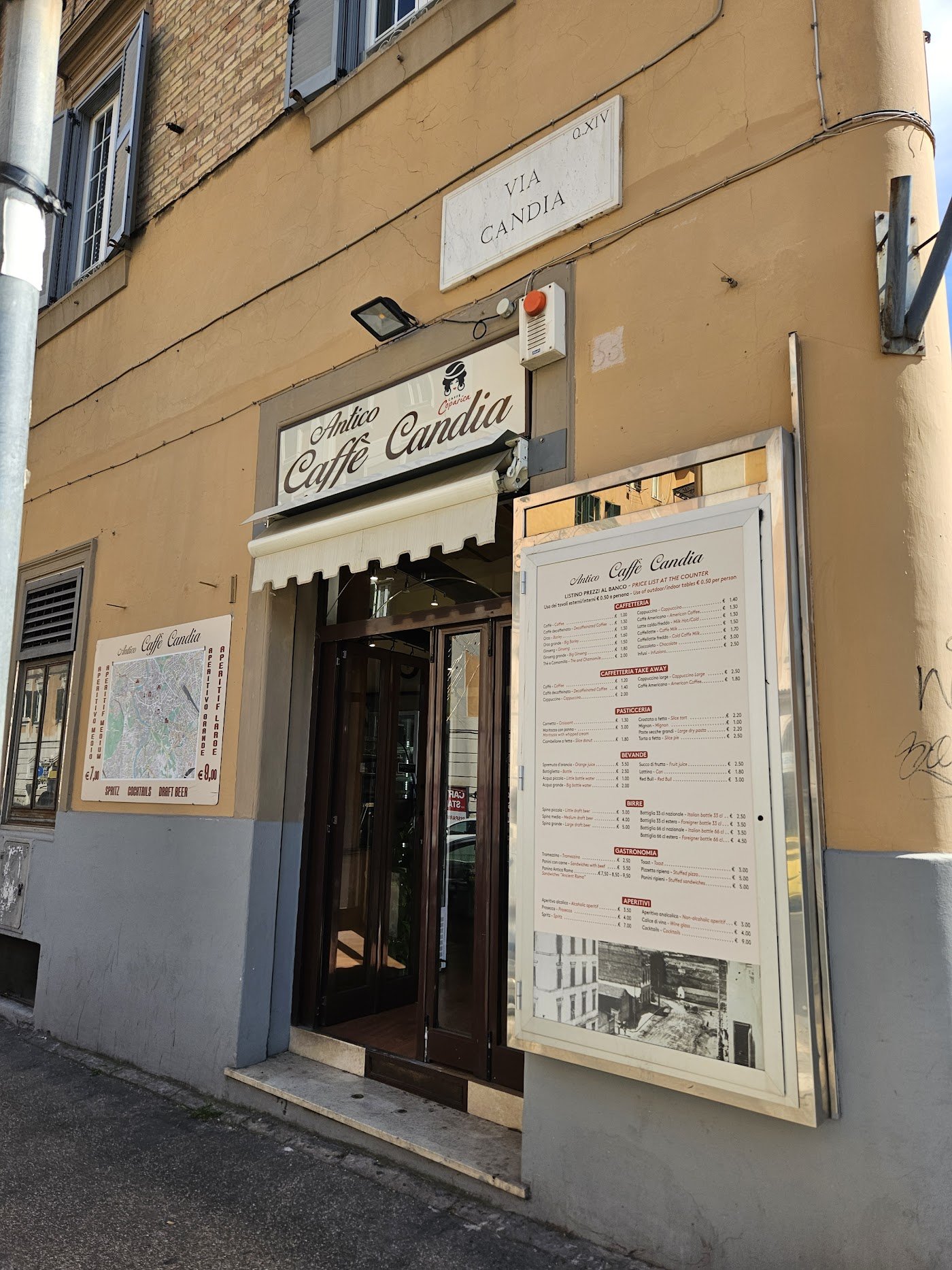 Antico Caffè Candia bar in Rome