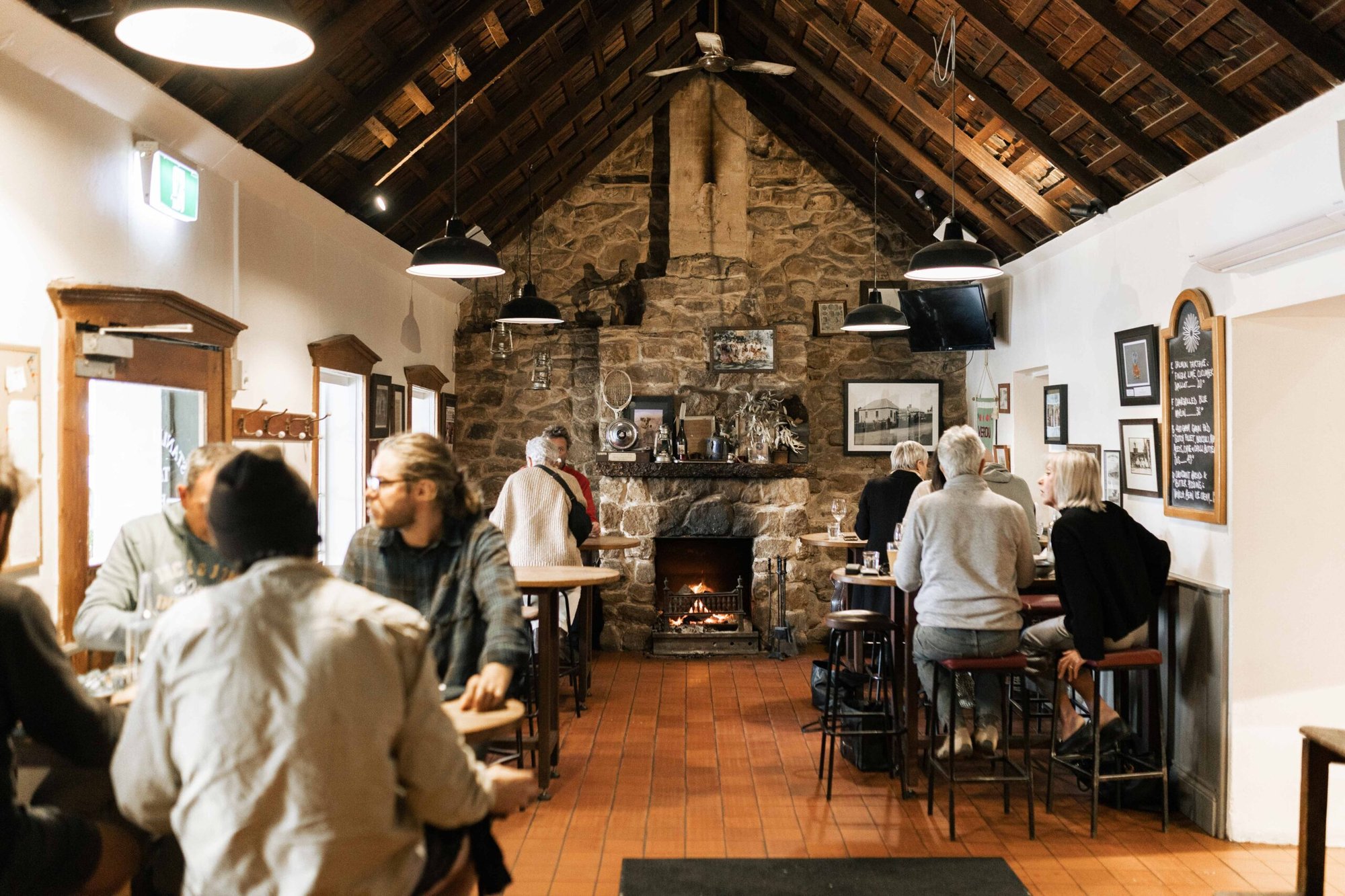 Stanley Bridge Tavern bar in Adelaide Hills, Australia