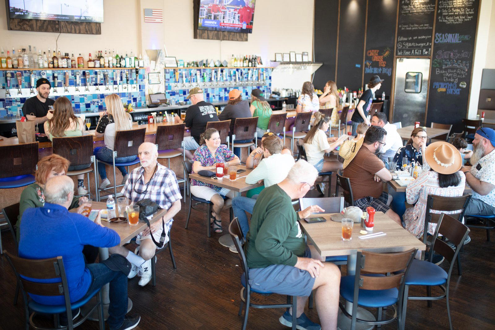 Square Burger bar in McKinney, United States