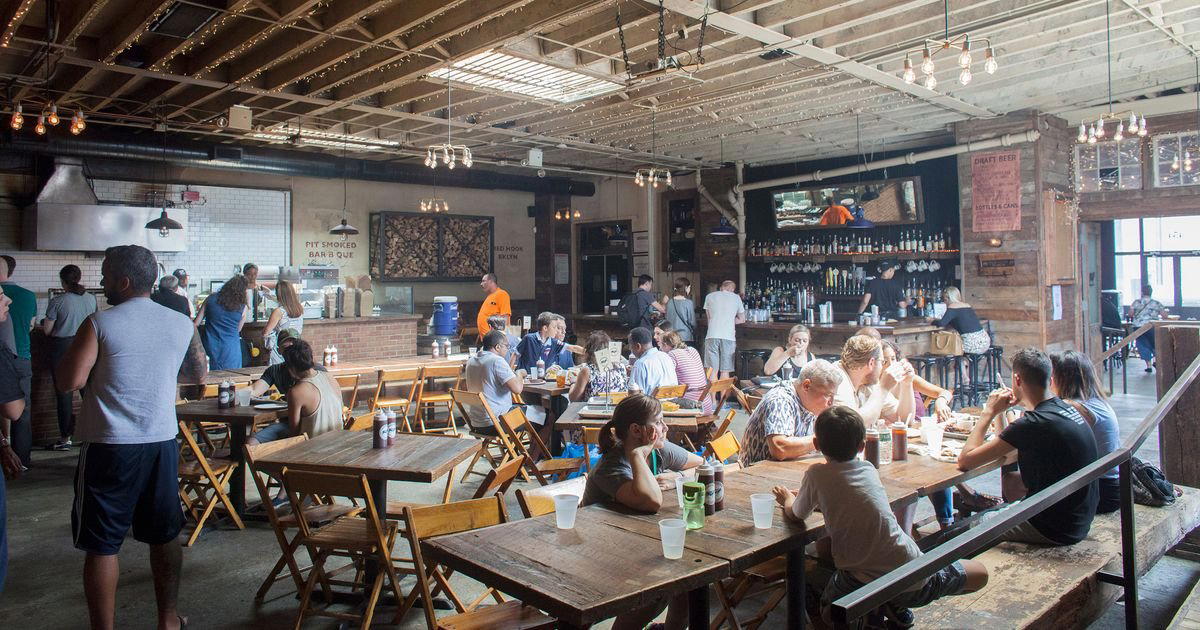 Hometown Bar-B-Que bar in New York City, United States
