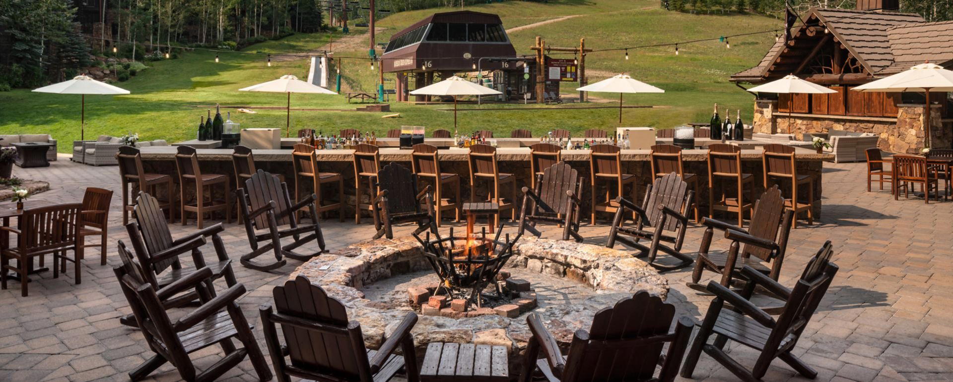 Fireside Bar & Daniel's BBQ bar in Vail
