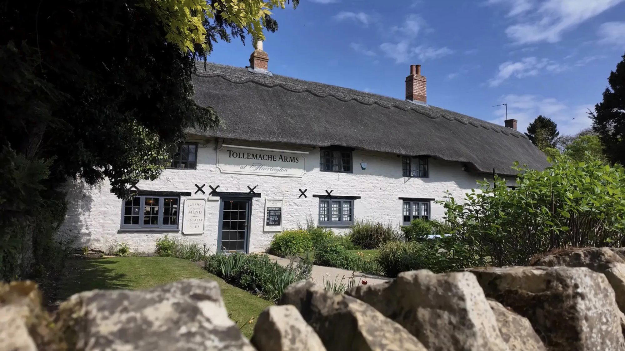 The Tollemache Arms bar in Harrington