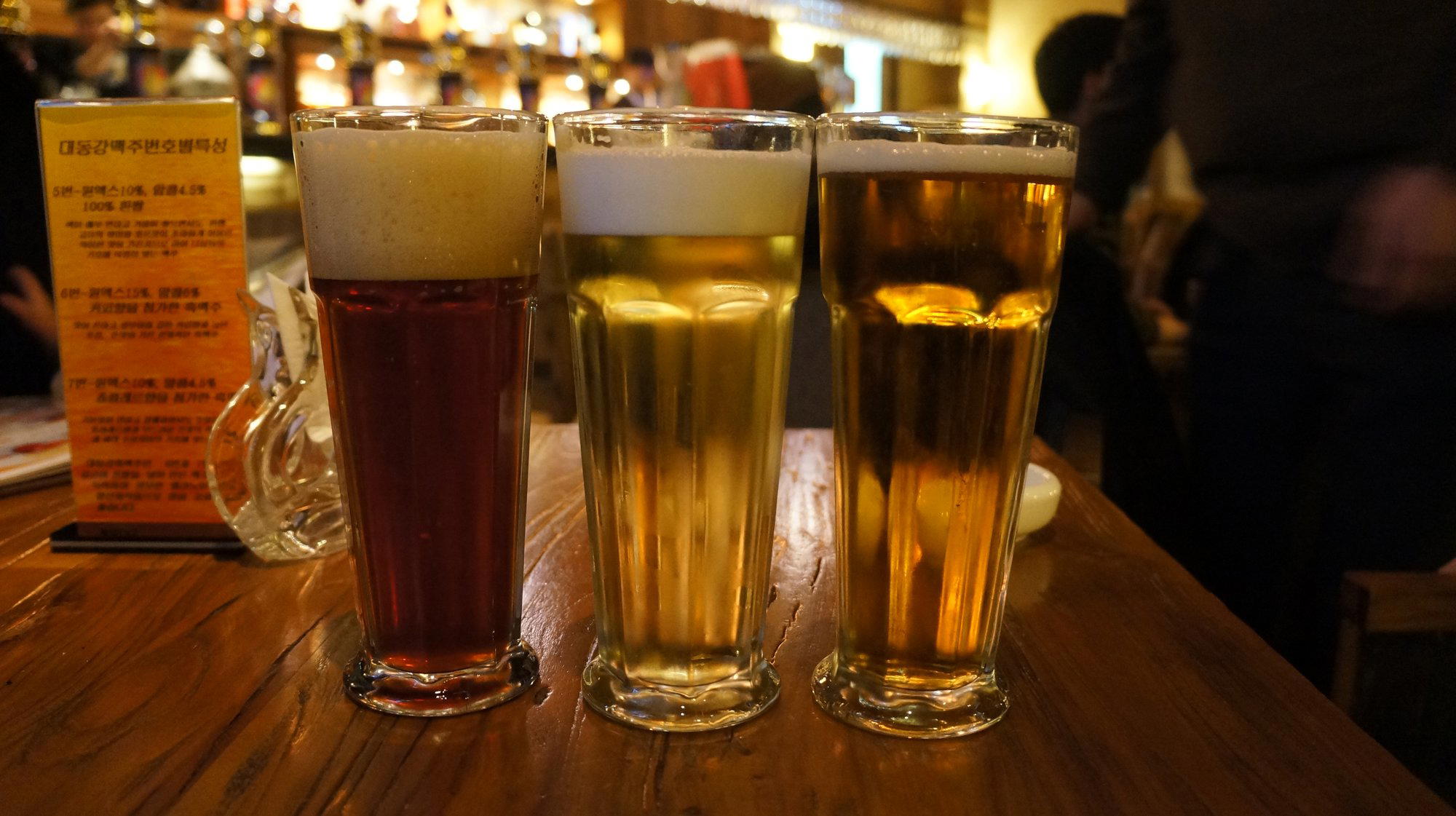 Taedonggang Beer Brewery Bar bar in Pyongyang, North Korea