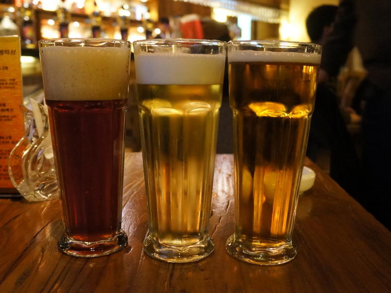 Taedonggang Beer Brewery Bar, Pyongyang, North Korea