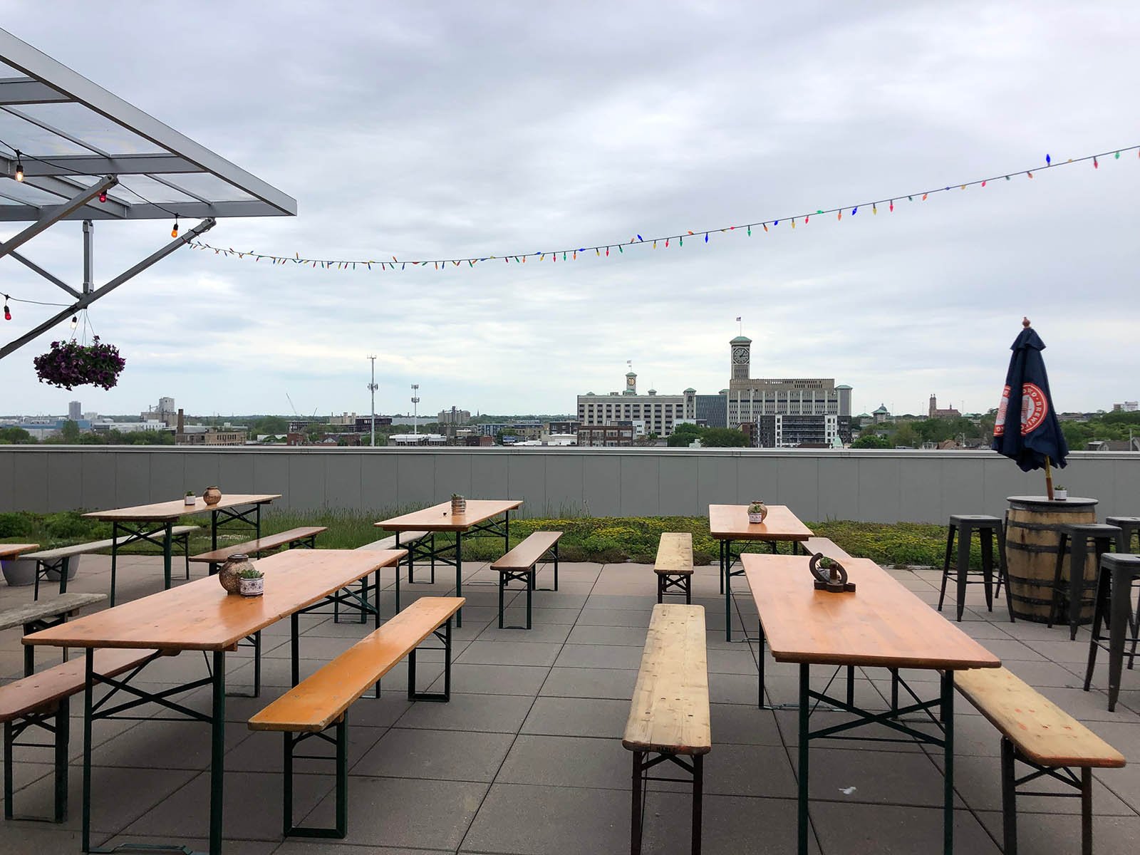 UpTop: A Rooftop Beer Garden by Indeed Brewing bar in Milwaukee, United States