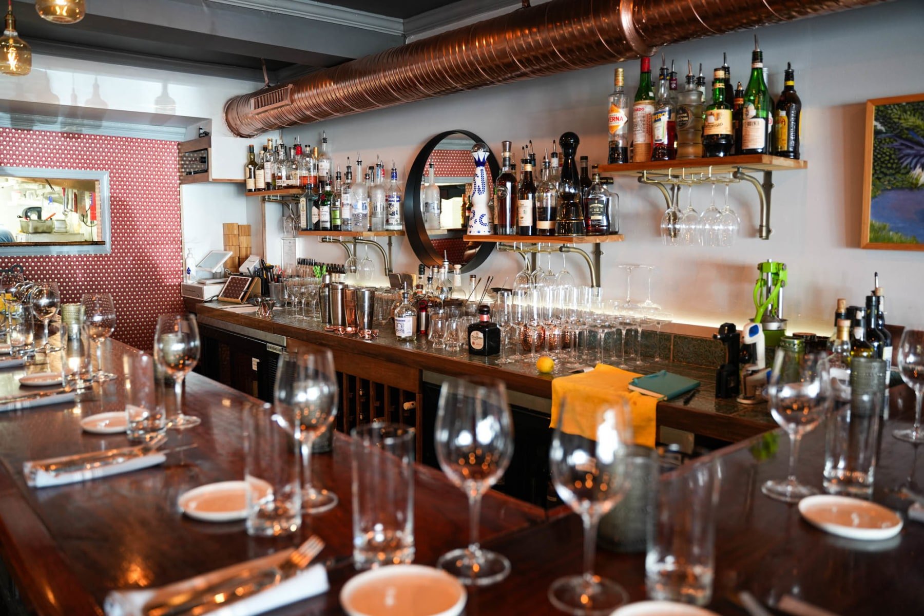 Circa 1918 Kitchen and Bar