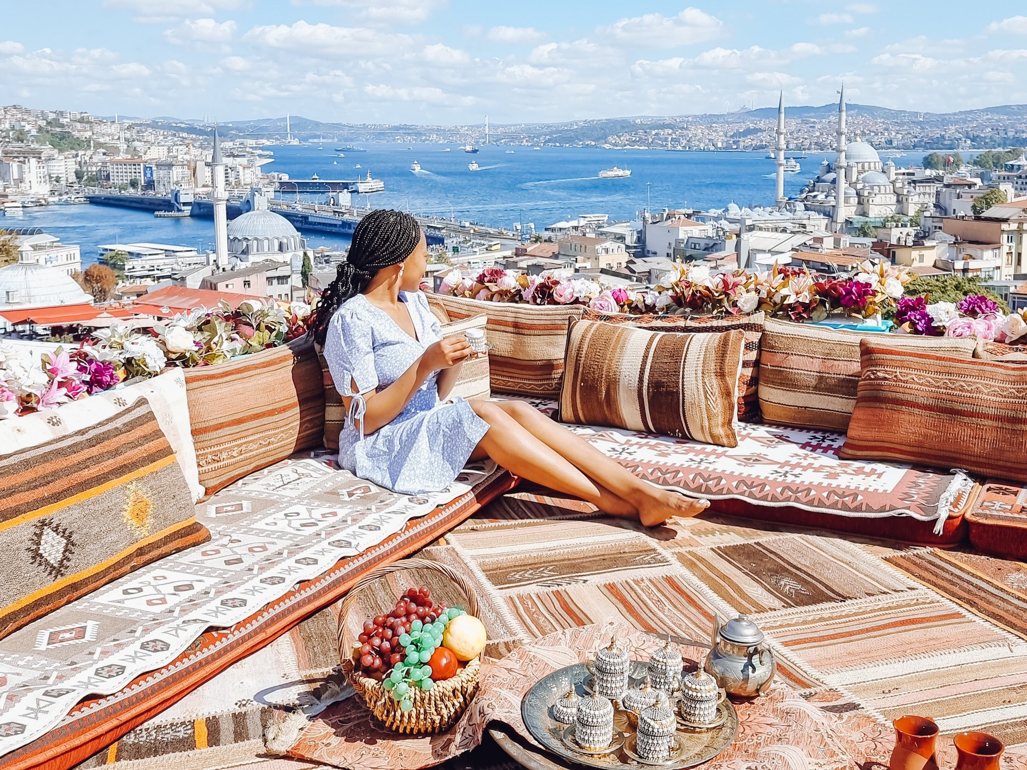 The Rooftop bar in Istanbul