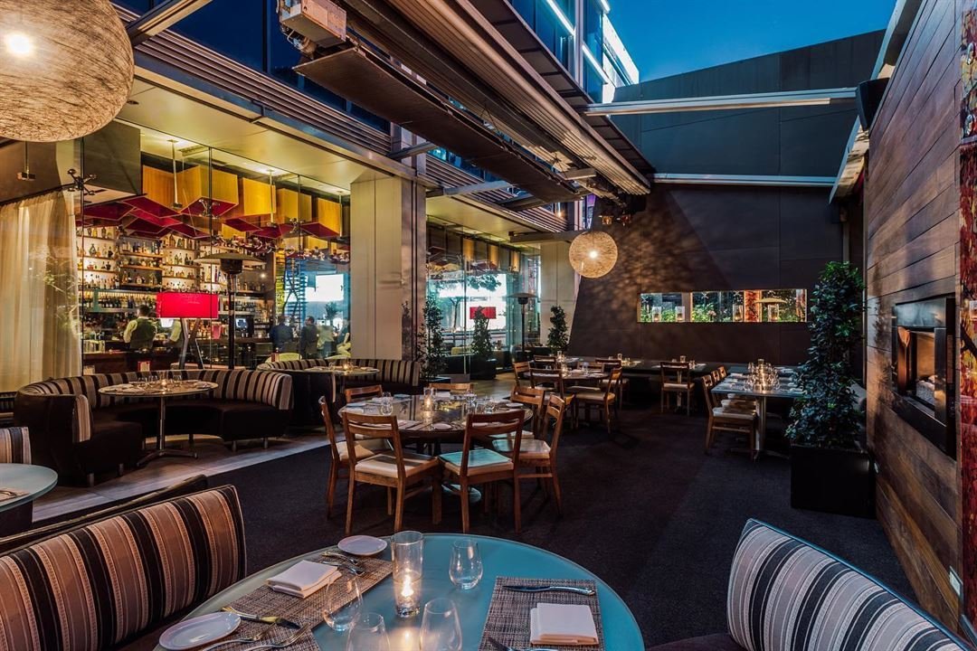 BOA Steakhouse bar in West Hollywood, United States