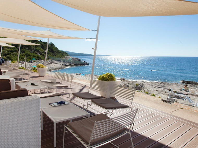 Beach Bar Meridian, Mali Losinj, Croatia