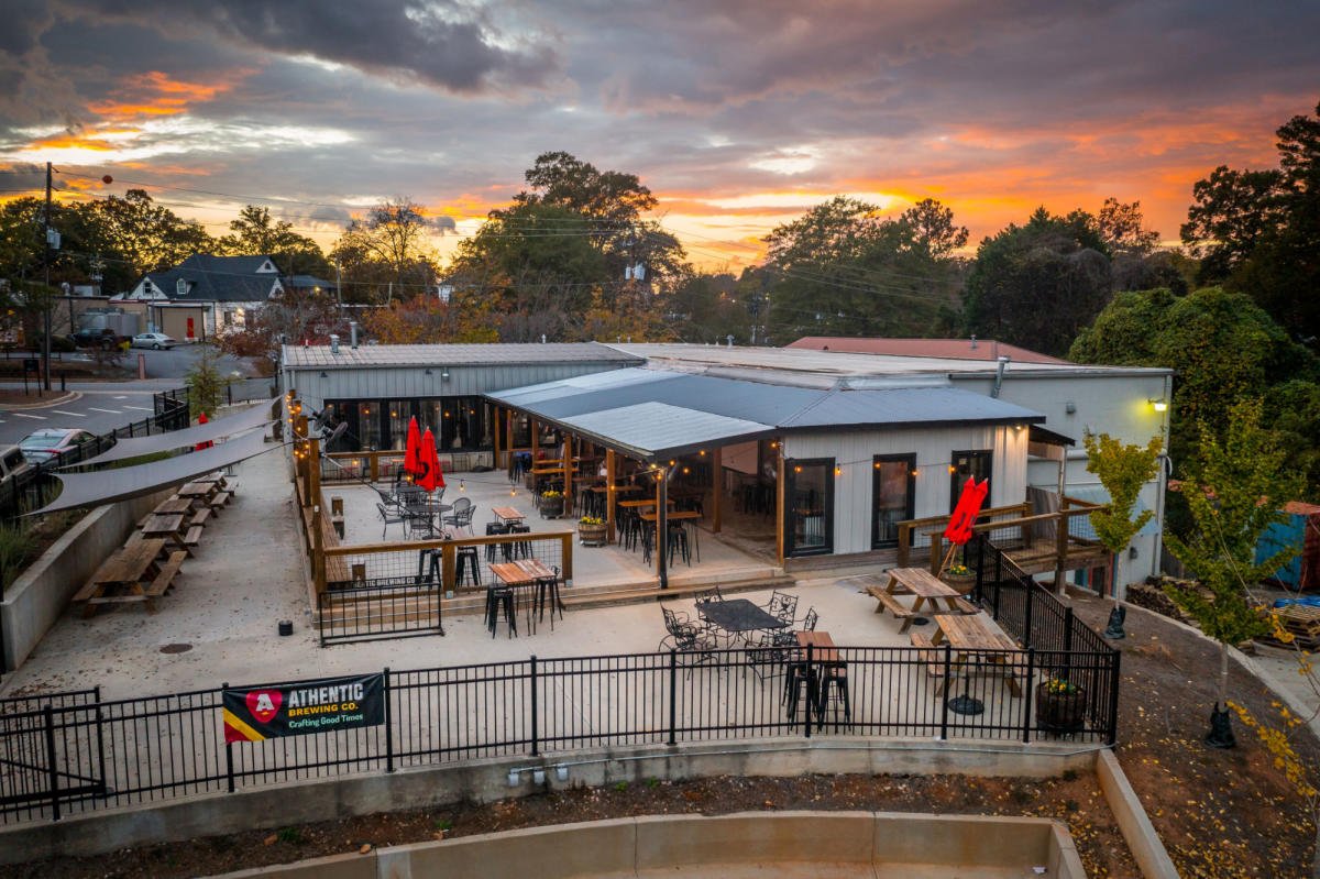 Athentic Brewing Company bar in Athens Clarke County, United States