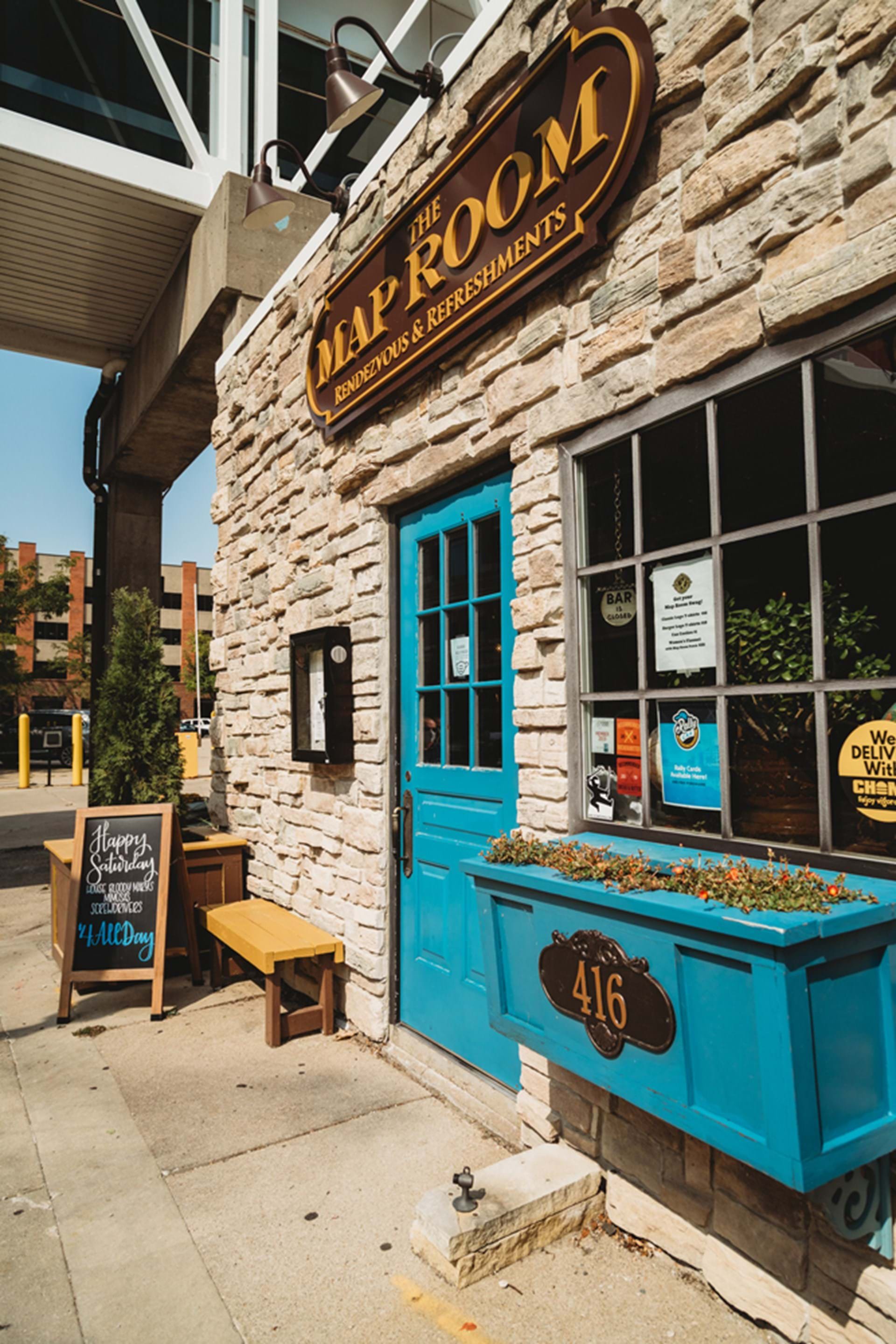 The Map Room bar in Cedar Rapids, United States
