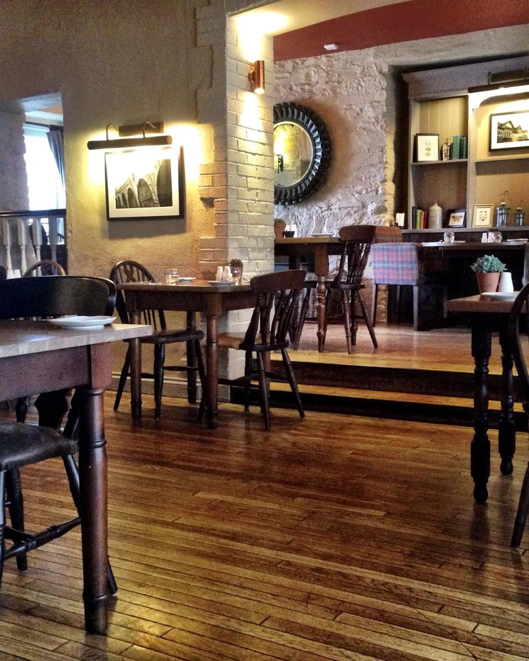 The Cornish Arms bar in Tavistock