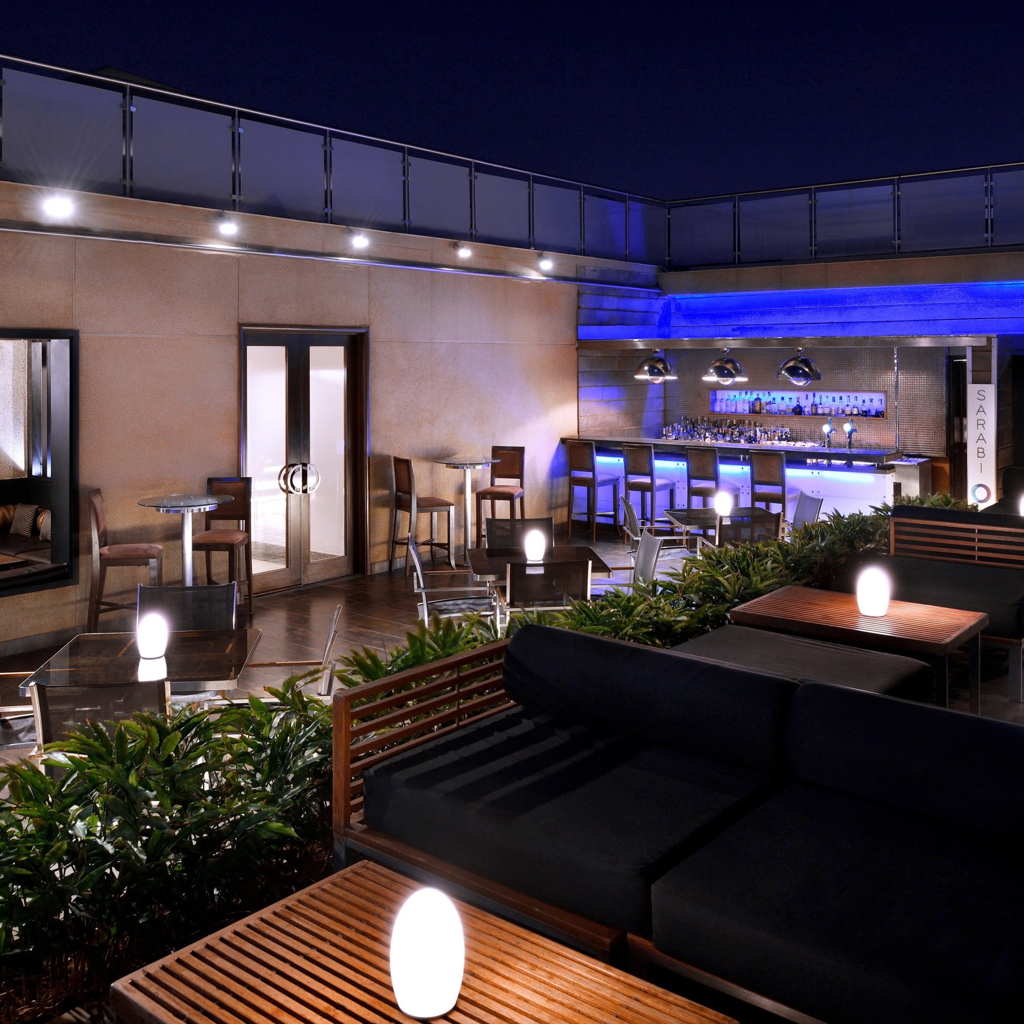 Sarabi Rooftop Restaurant bar in Nairobi, Kenya