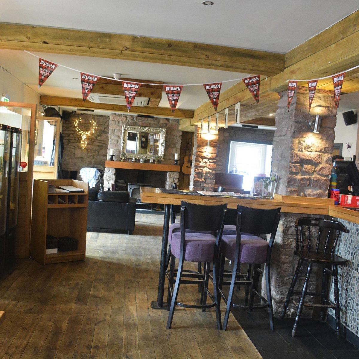The Drymen Inn bar in Drymen, United Kingdom