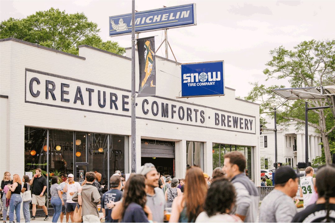 Creature Comforts Downtown Taproom and Brewery bar in Athens Clarke County, United States