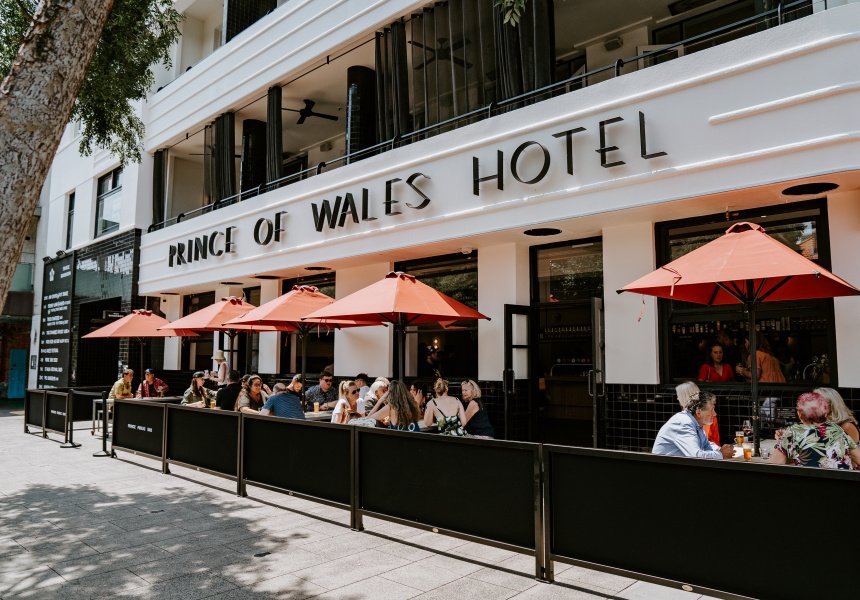 The Prince Hotel bar in St Kilda, Australia