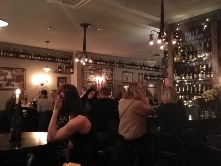 The Bubbles. Champagneria, Vilnius, Lithuania