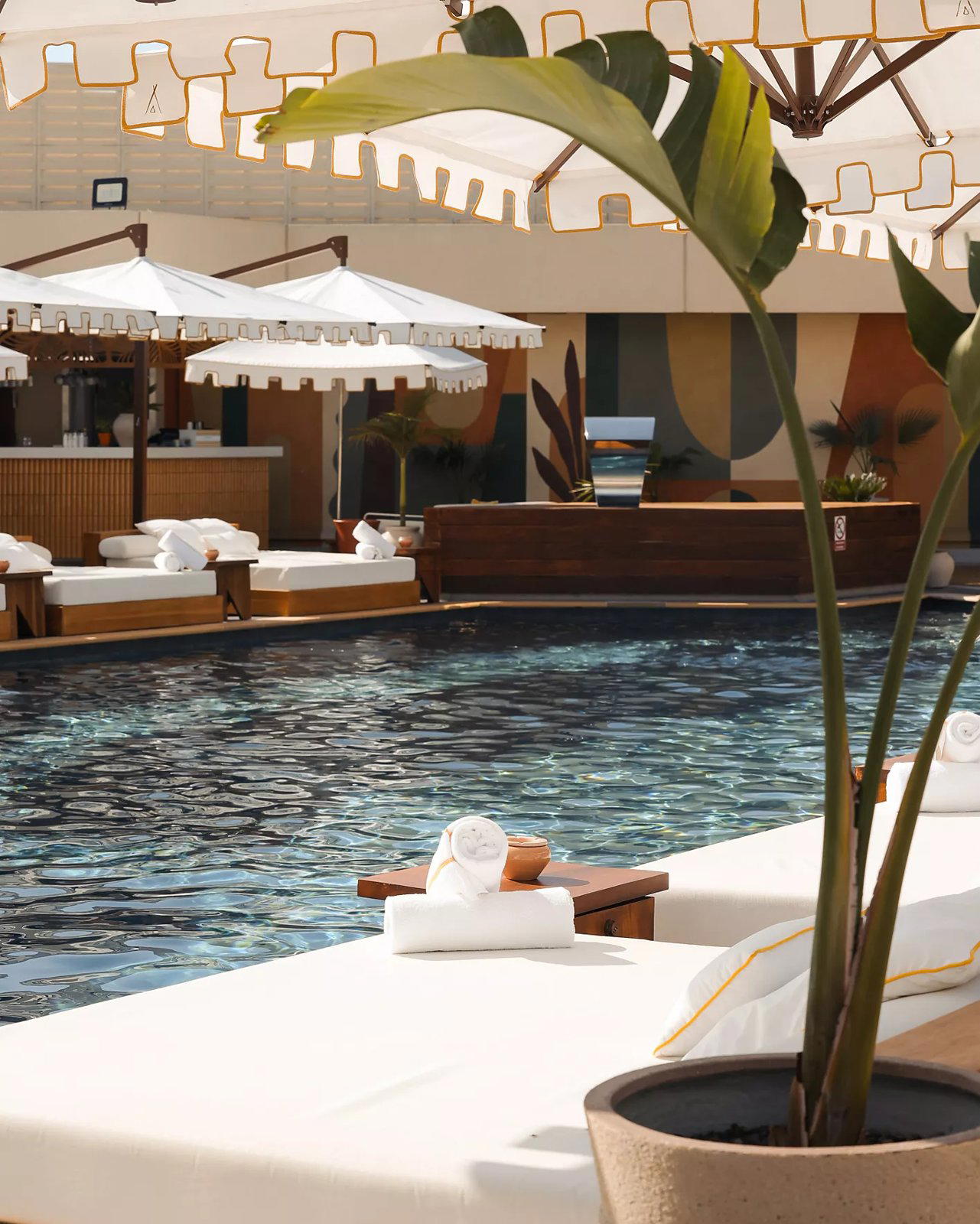 Nikki Beach bar in La Condamine
