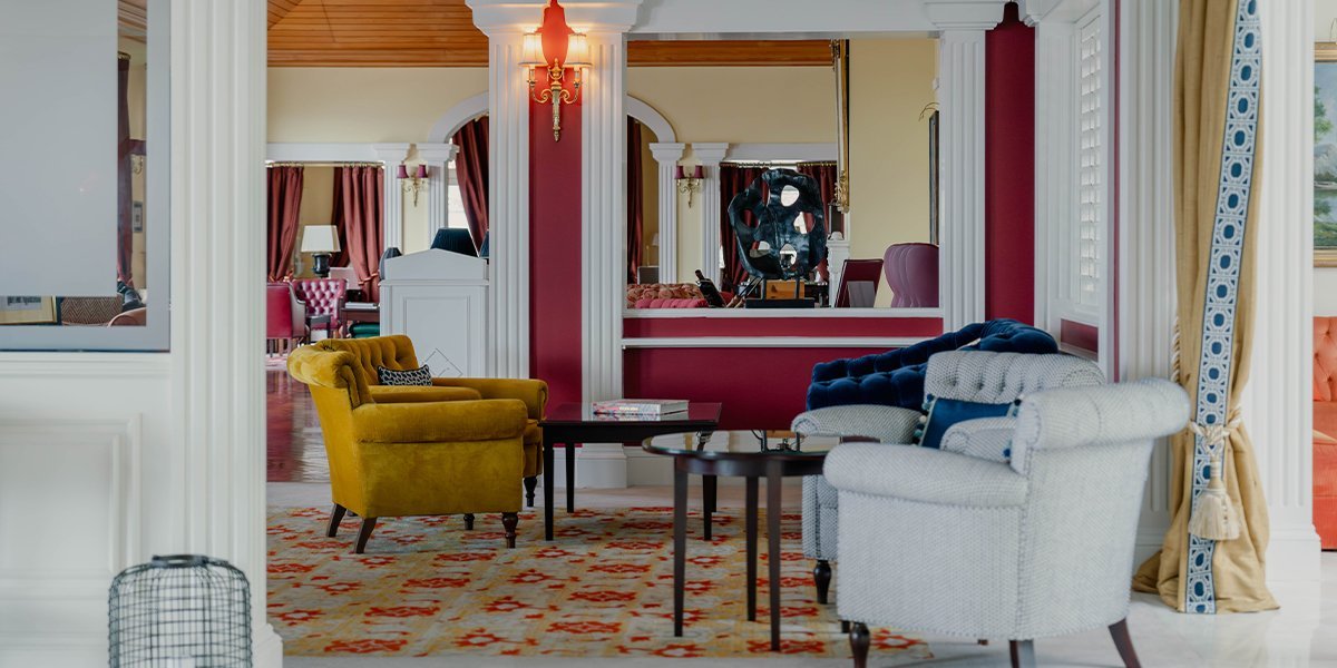 The Yeatman Hotel bar in Vila Nova De Gaia, Portugal